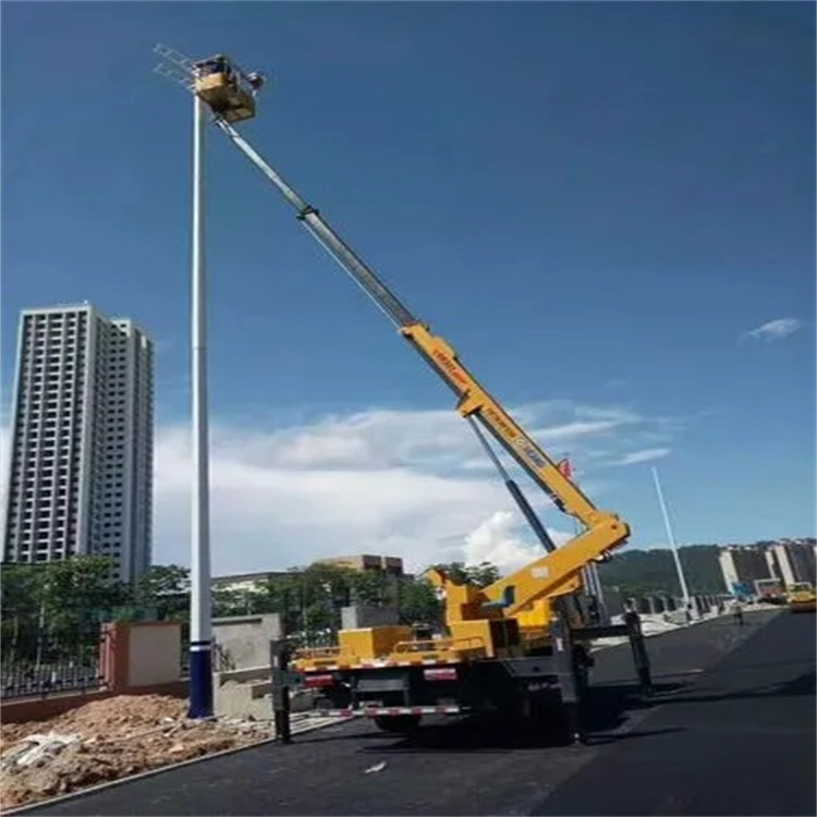 播州维修路灯的曲臂升降车出租